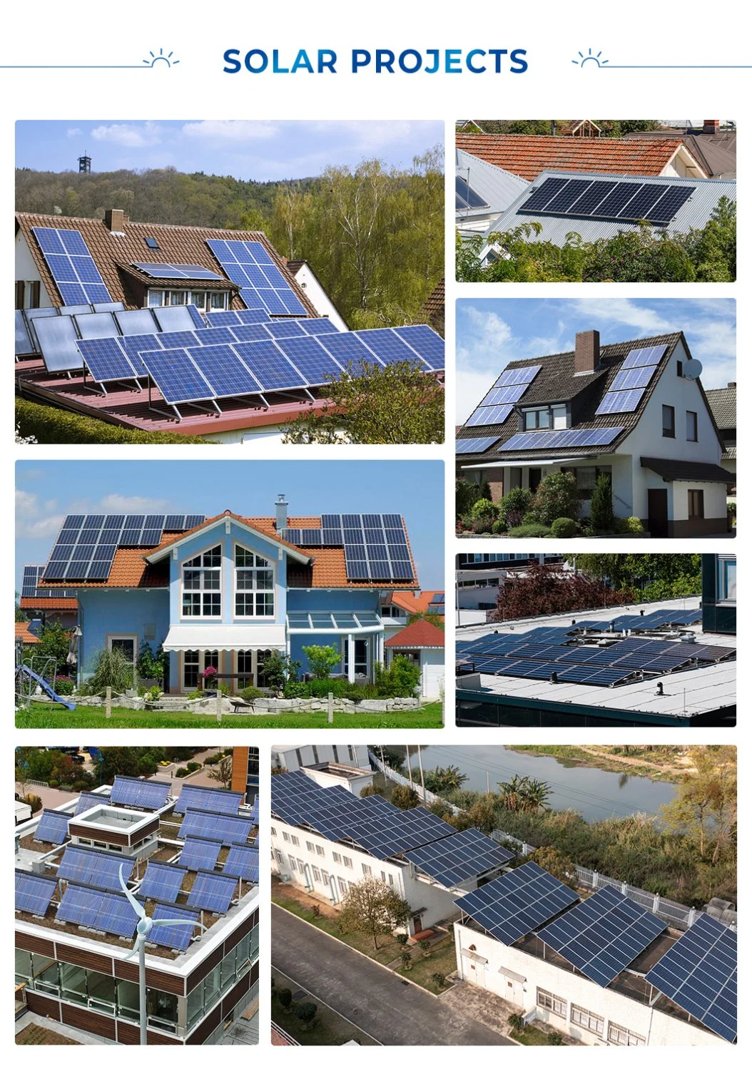 Longi Trina Risen Prosky Ja Solar Panel 435W 440W 445W 450W Solar Panels Solar Energy Product