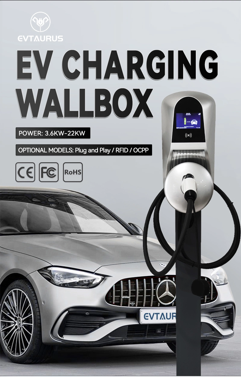 Manufacture Direct Supply Smart Intelligent Wallbox 7kw EV Charger on Discount