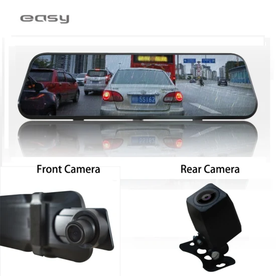 Piezas de vehículos eléctricos EV que conducen la cámara de video de transmisión de grabación del monitor de estacionamiento